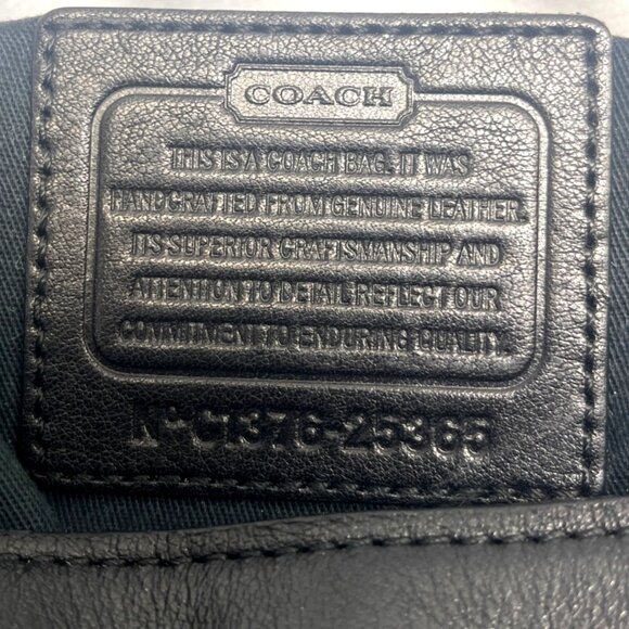 Coach Black Leather Lg Legacy Chelsea Carryall Satchel W Tassels & Hangtag 25365 - Picture 4 of 14